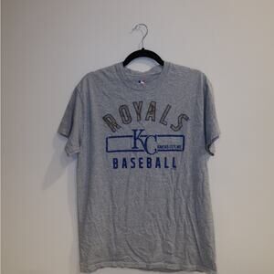 MLB Gray Royals Baseball Short Sleeve Tee